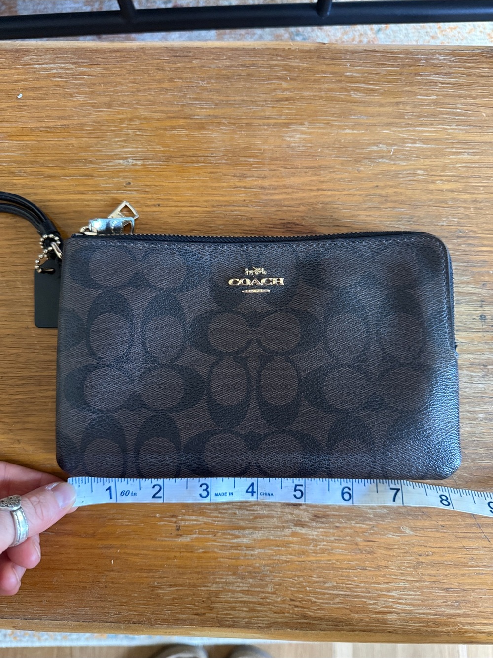 Coach Double Zip Wallet - Picture 11 of 12